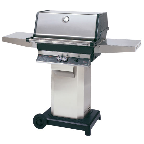 MHP Model TJK2 Gas Grill on 304 Stainless Steel Column