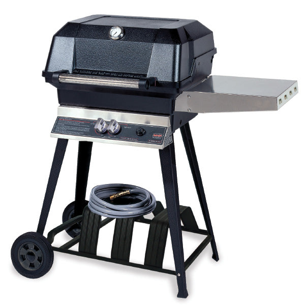 MHP Model JNR4DD Grill on Aluminum Cart