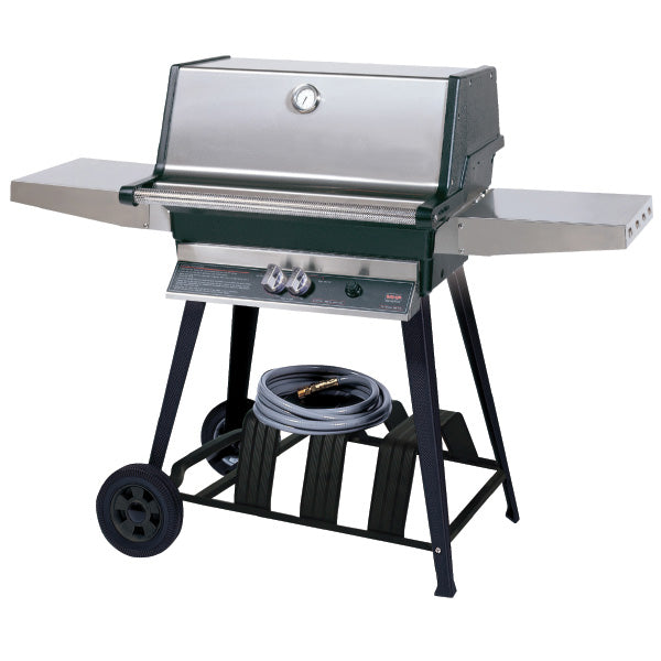 MHP Model TJK2 Gas Grill on Aluminum Cart