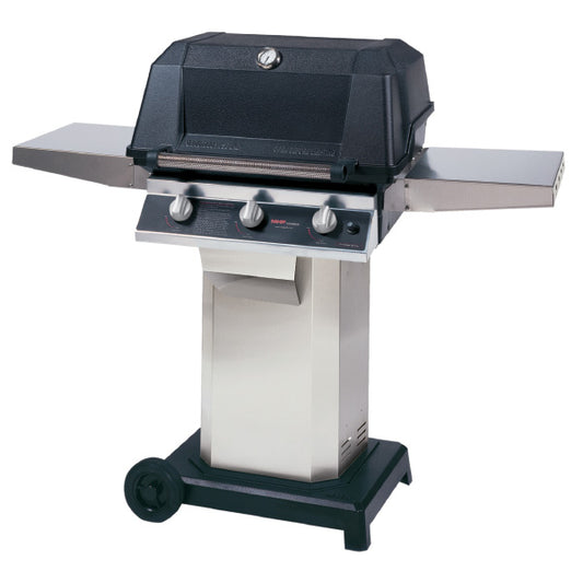 MHP Model WRG4DD All-Infrared Gas Grill on 304 Stainless Steel Column